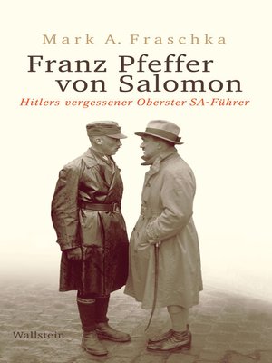 cover image of Franz Pfeffer von Salomon
